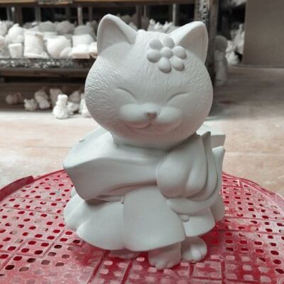 tô tượng thạch cao con mèo