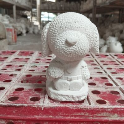 mẫu tượng thạch cao poodle mini